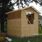 12x12 Gable 12' sidewalls Wind Lake #6